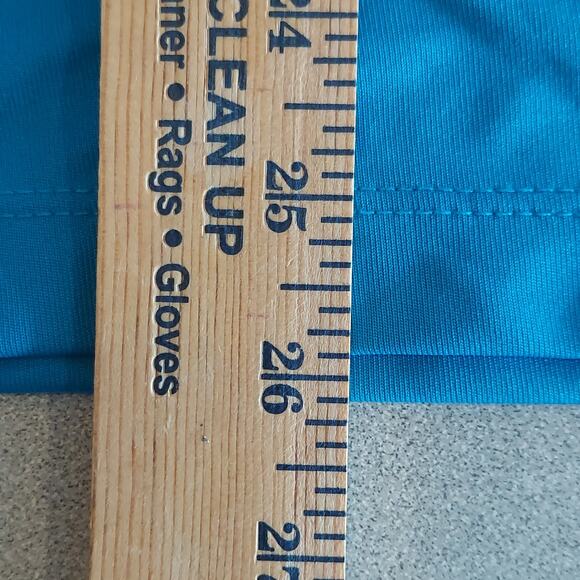 Danskin Now Shirt Womens 2XL Blue Light Weight Short Sleeve Tee - Picture 6 of 6